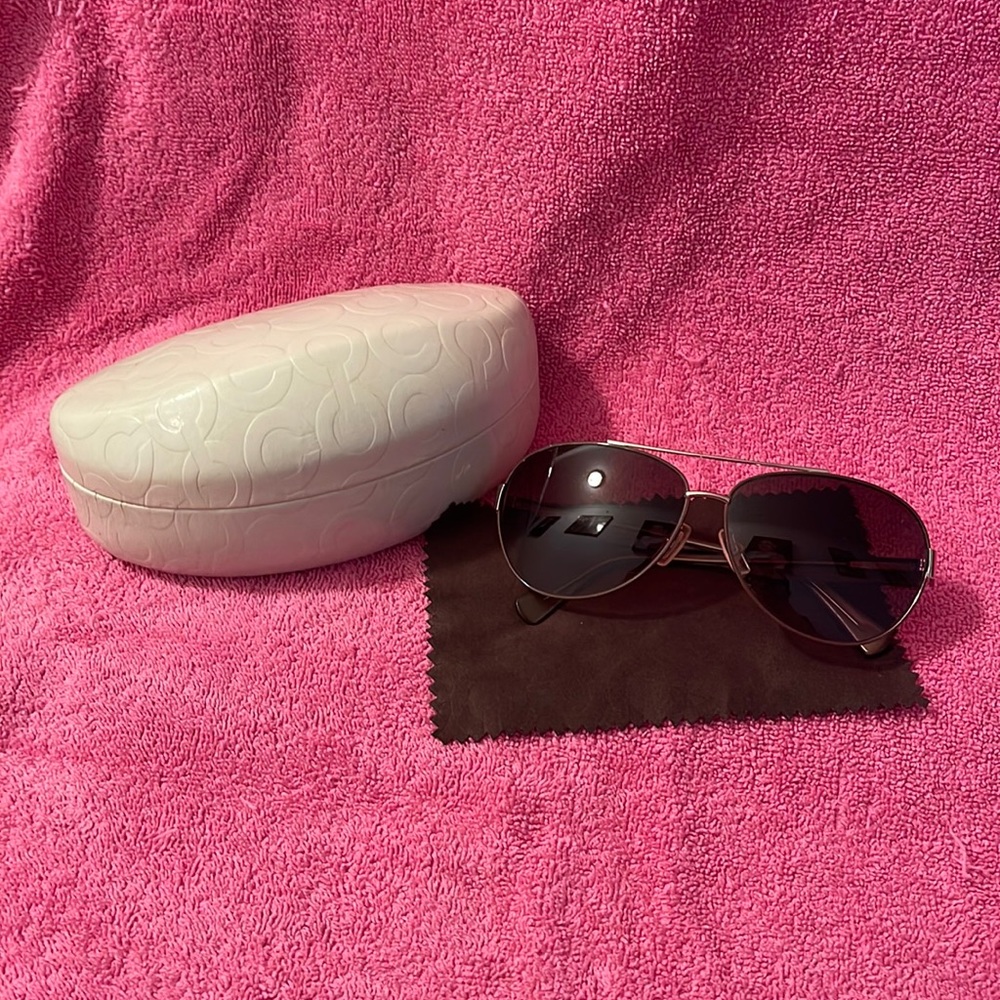 Coach Sunglasses- Brown and Gold- S1021